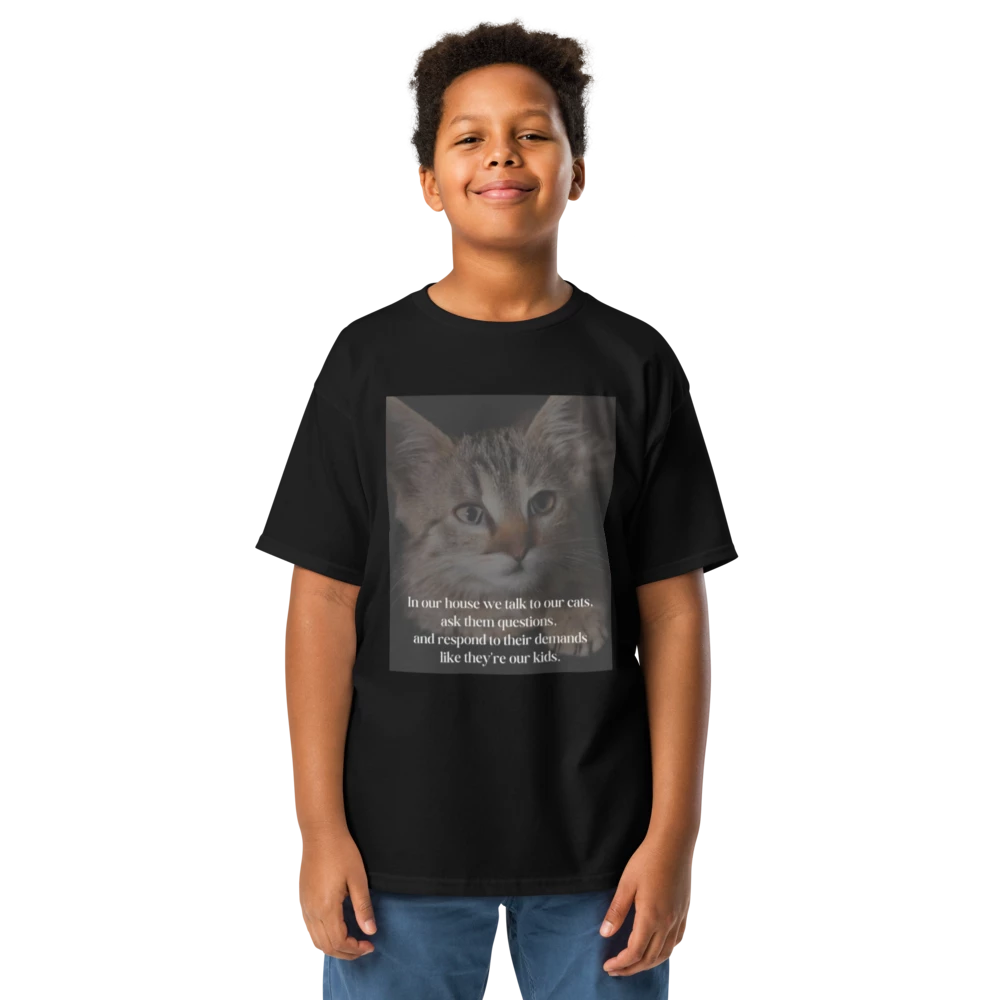 Cat Lovers Youth Classic T-Shirt | Gildan 5000B