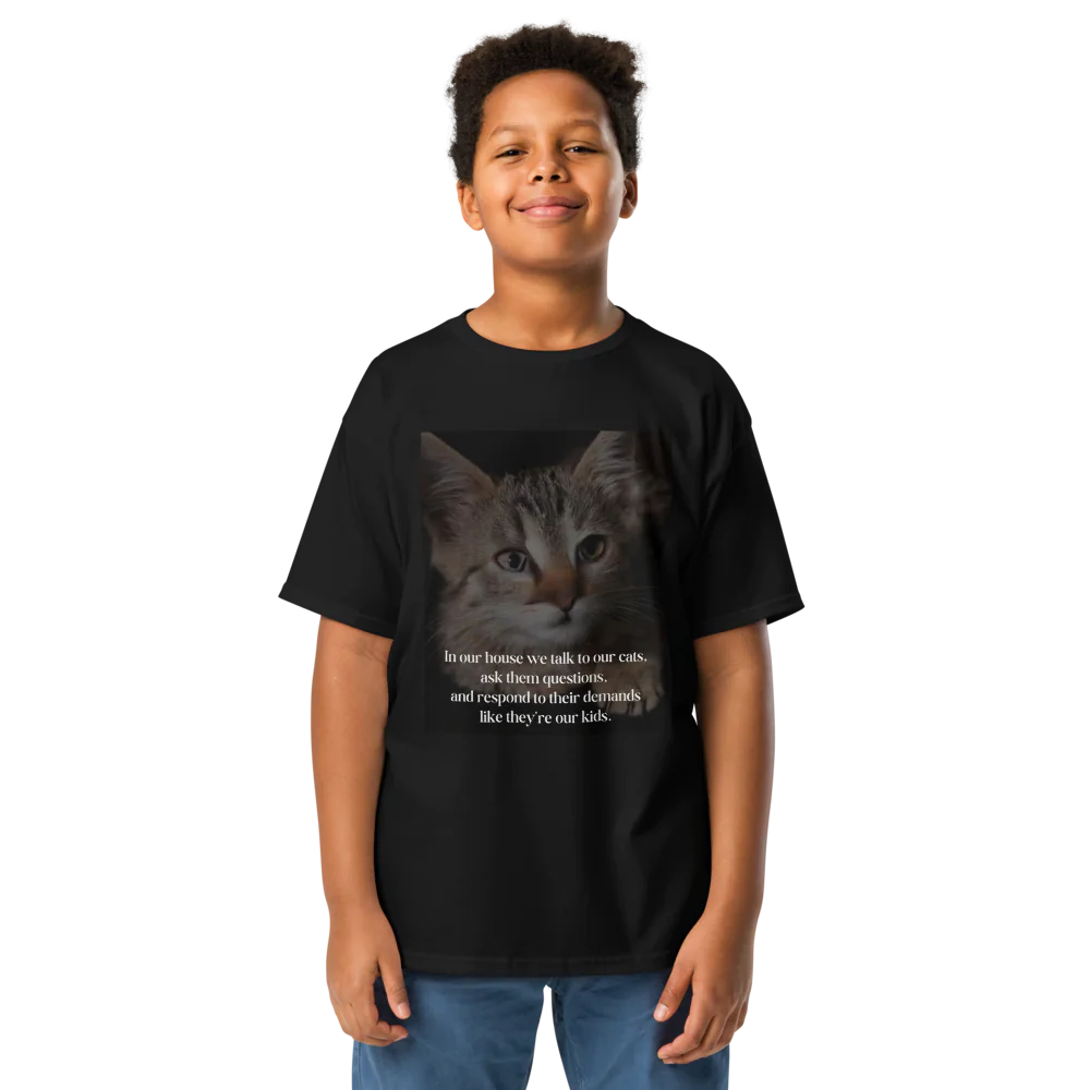 Cat Lovers Youth Classic T-Shirt | Gildan 5000B