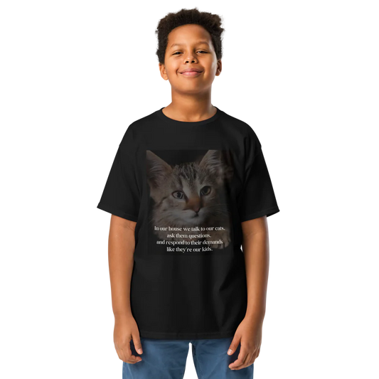 Cat Lovers Youth Classic T-Shirt | Gildan 5000B